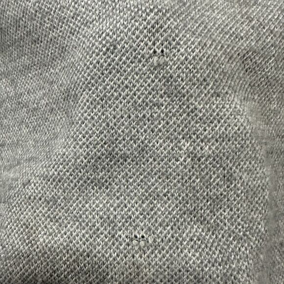 Calvin Klein CK‎ Sweater Men 2XL Grey Italian Hilo Yarn V-Neck Merino Wool READ - Picture 5 of 11